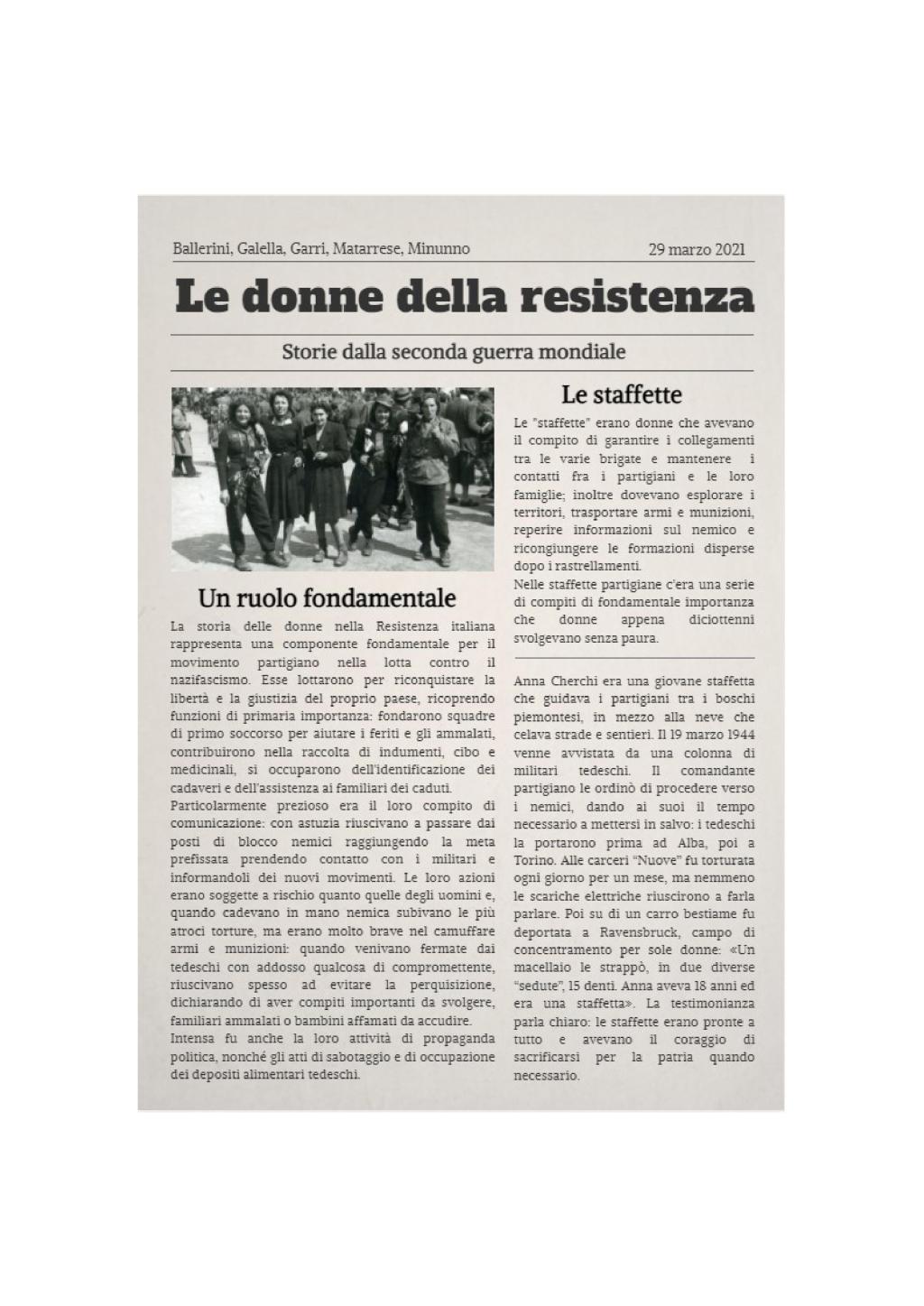 Ricorrono i 76 anni dall’Anniversario della Liberazione&nbsp;d’Italia